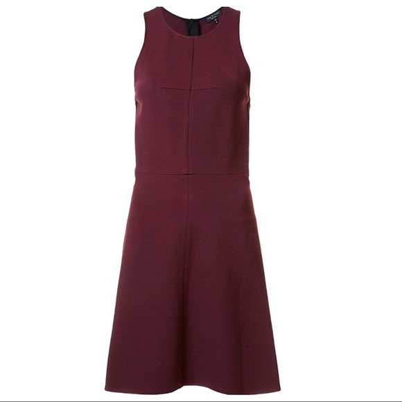 RAG & BONE BURGUNDY MINI DRESS - Picture 2 of 5